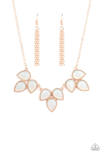 Prairie Fairytale - Rose Gold Paparazzi Necklace