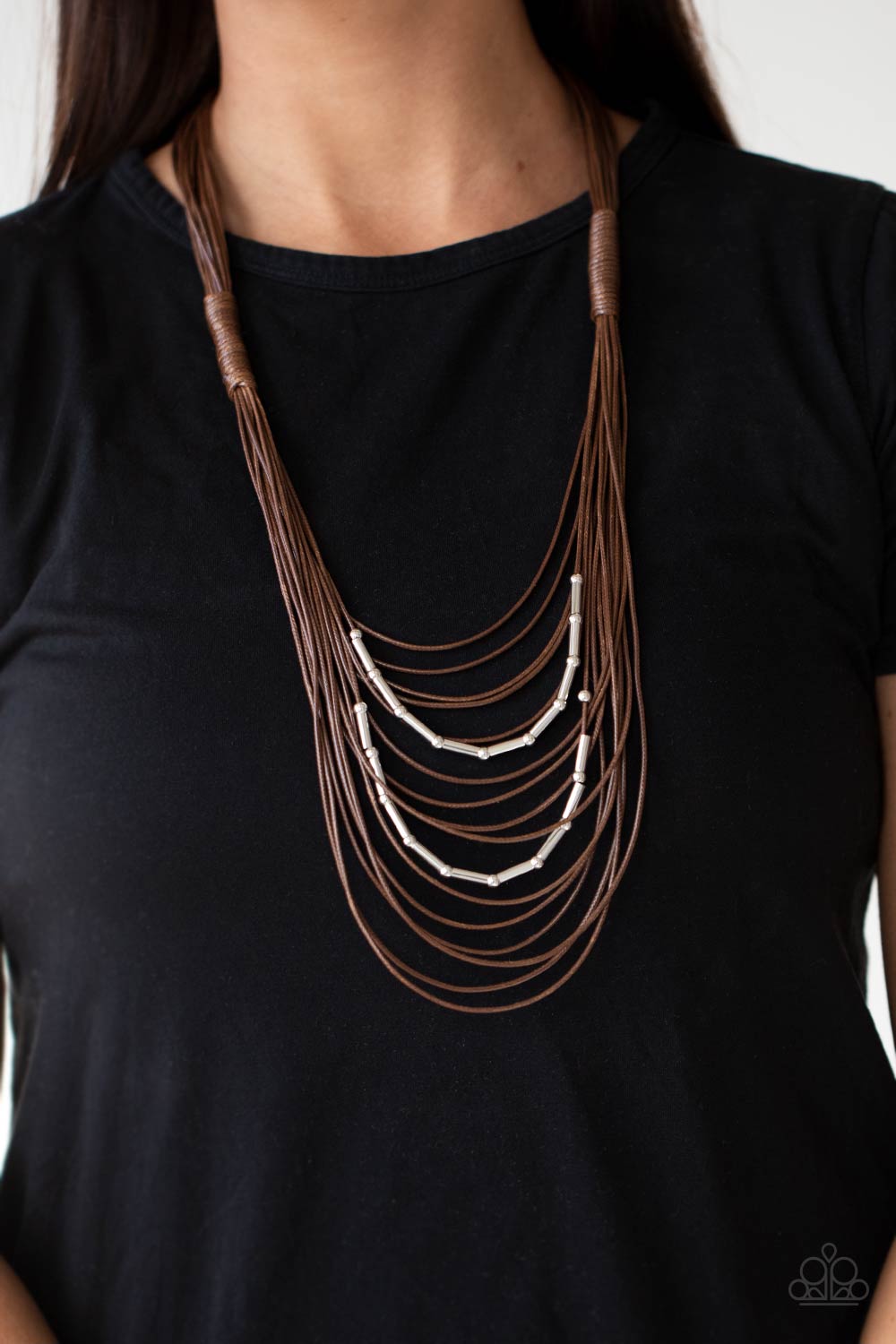 Nice CORD-ination - Brown Paparazzi Necklace