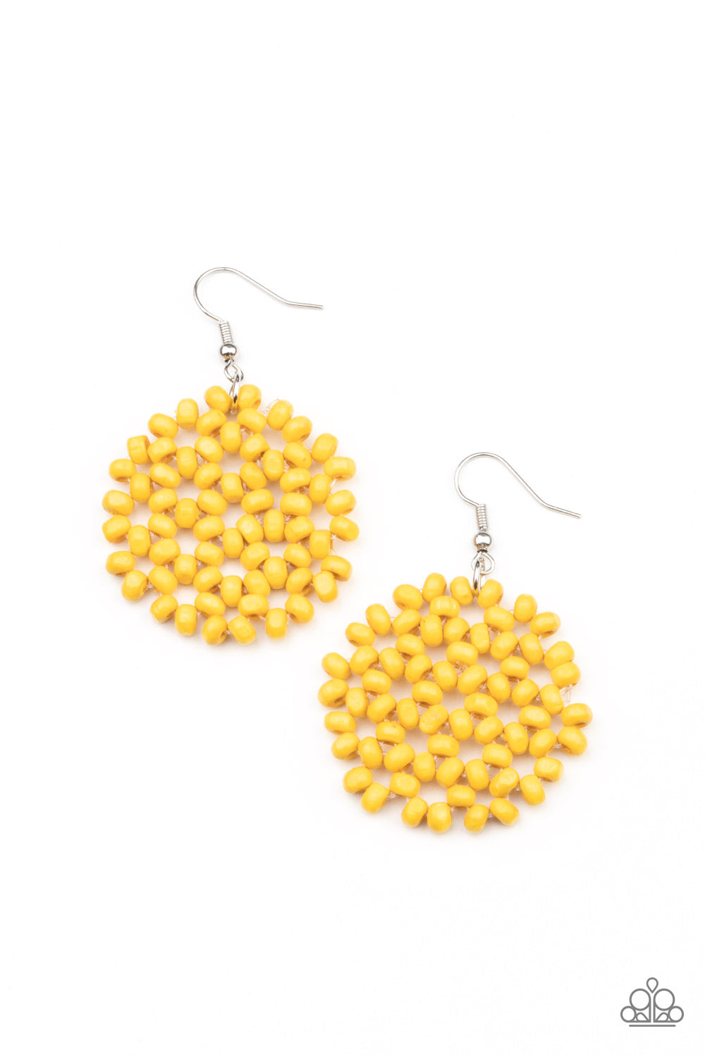 Summer Escapade - Yellow Paparazzi Earring