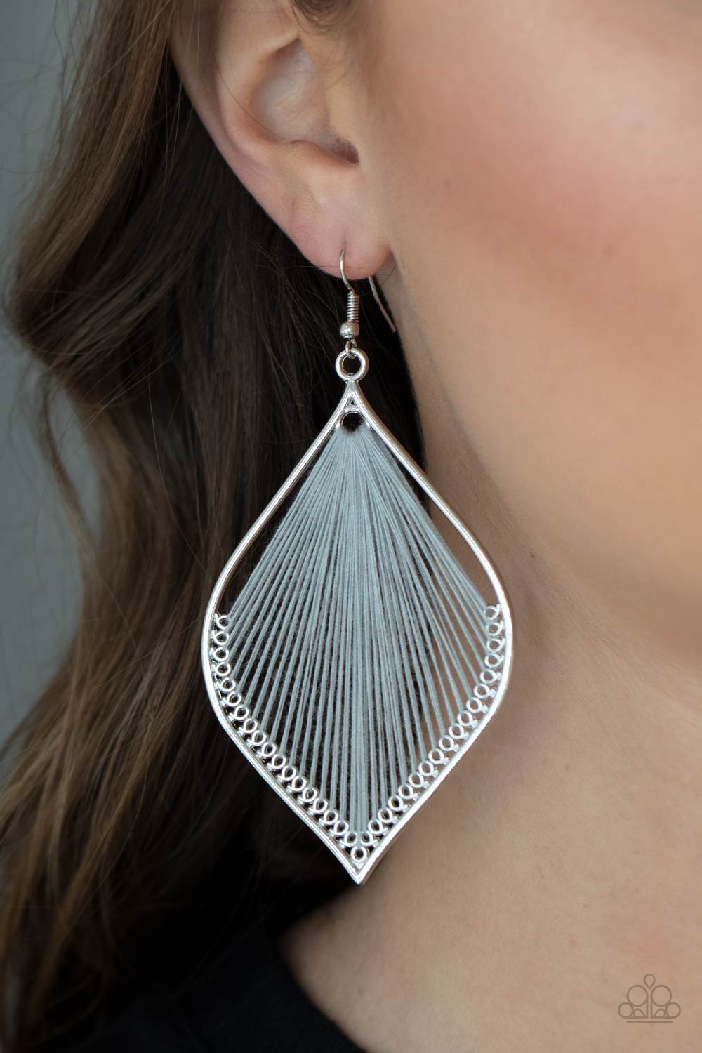 String Theory - Silver Earring