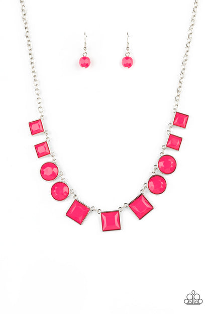 Tic Tac TREND - Pink Necklace