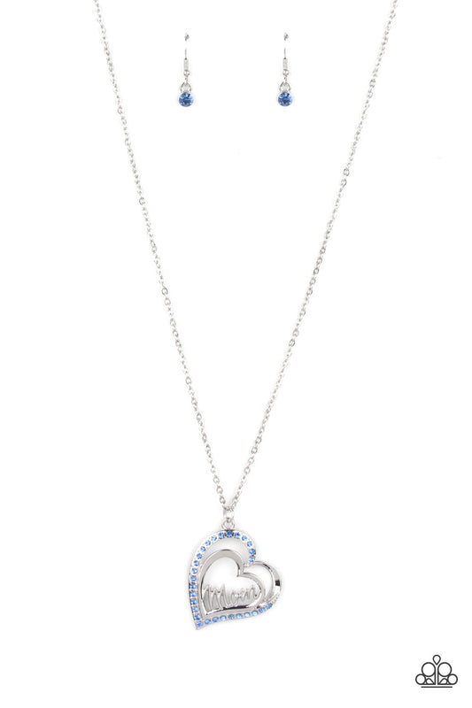 A Mother’s Heart - Blue Necklace