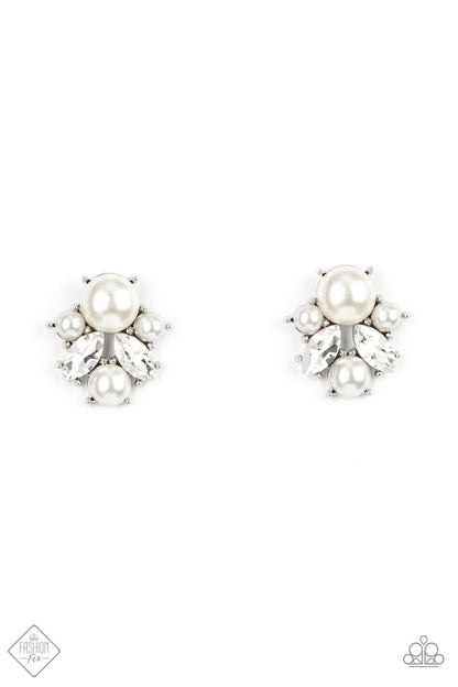 Royal Reverie - White Paparazzi Earring