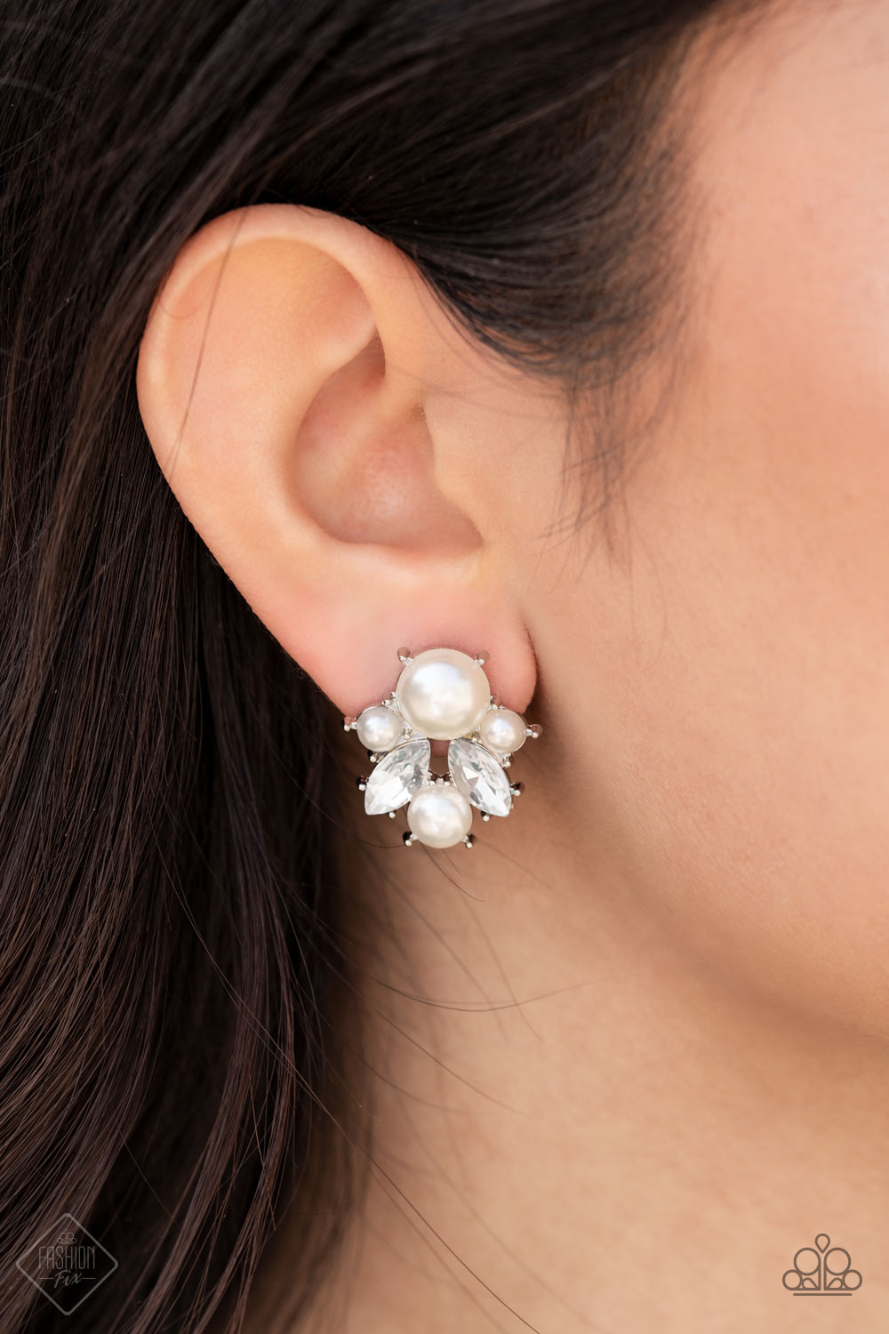 Royal Reverie - White Paparazzi Earring