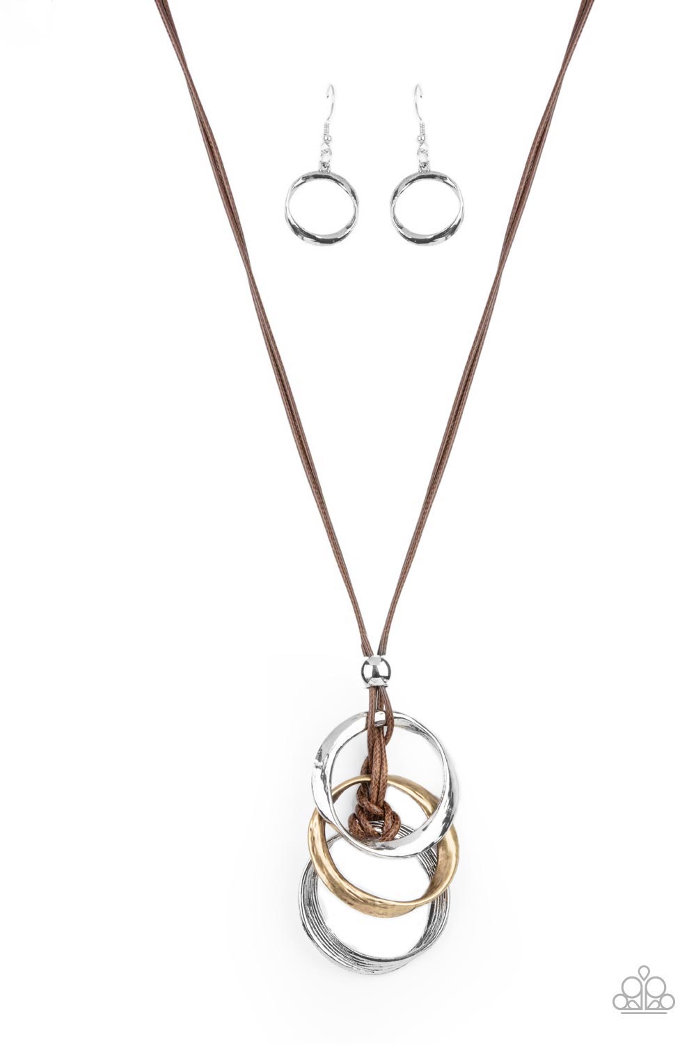 Harmonious Hardware - Brown Paparazzi Necklace