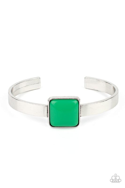 Prismatically Poppin - Green Paparazzi Bracelet