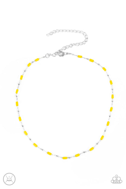 Urban Expo - Yellow Paparazzi Necklace