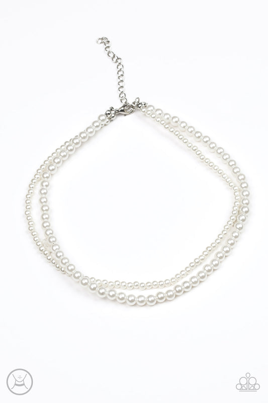 Ladies’ Choice - White Choker Necklace