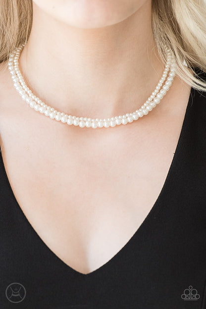 Ladies’ Choice - White Choker Necklace