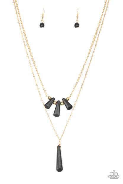 Basic Groundwork - Black Paparazzi Necklace