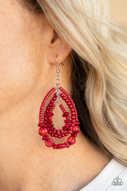 Prana Party - Red Earring