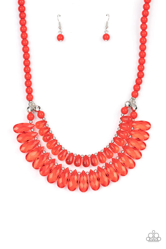 All Across the GLOBETROTTER - Red Necklace