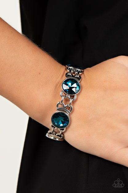 Devoted to Drama - Blue Paparazzi Bracelet