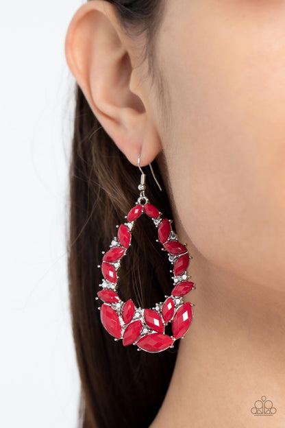 Tenacious Treasure - Red Earring