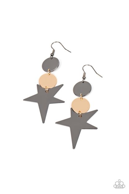 Star Bizarre - Multi Paparazzi Earring