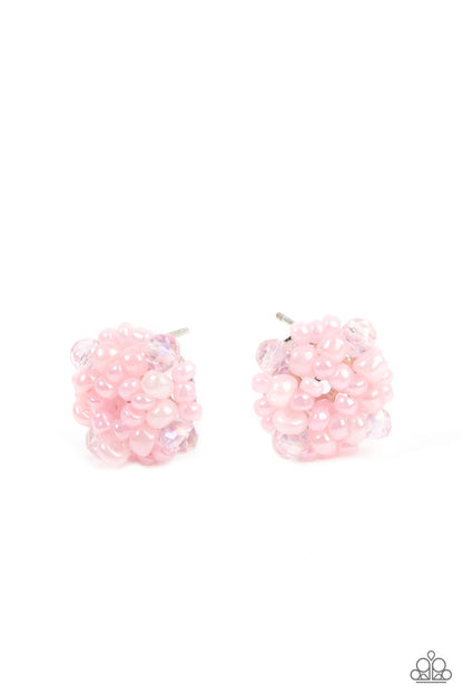 Bunches of Bubbly - Pink Paparazzi Earring