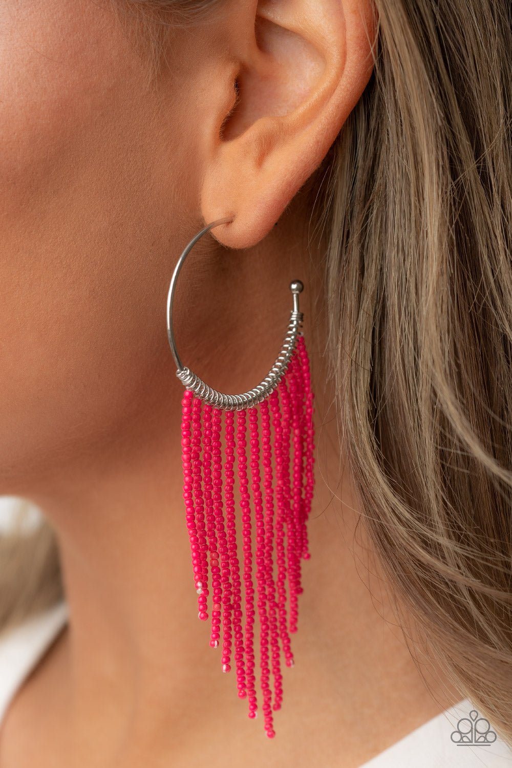 Saguaro Breeze - Pink Paparazzi Earring