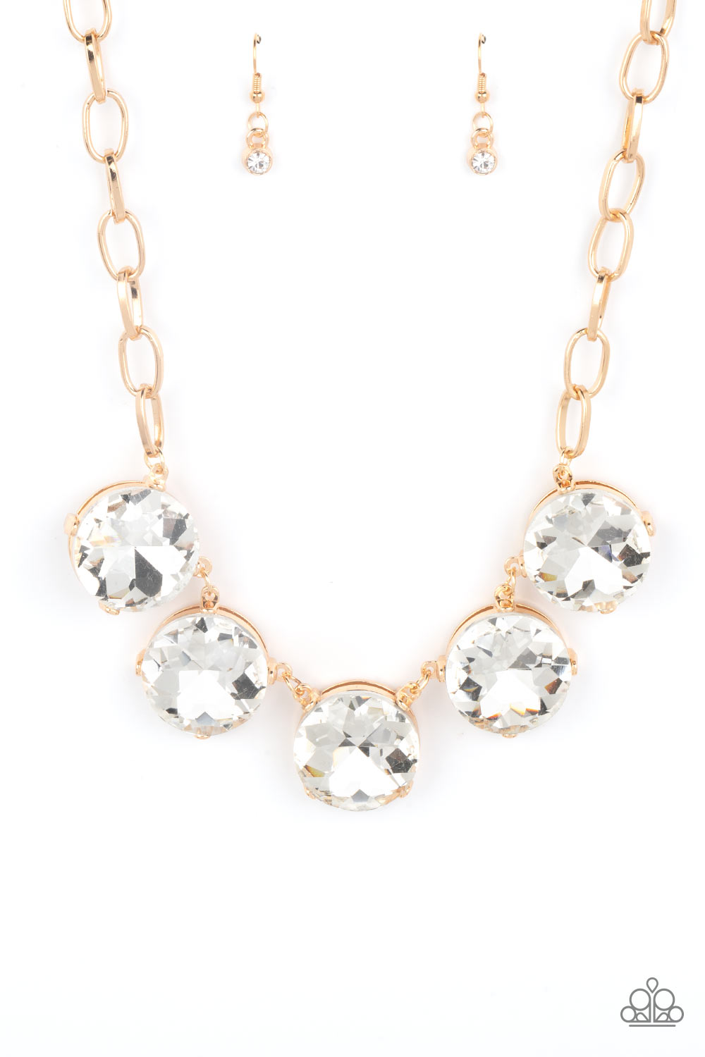 Limelight Luxury - Gold Paparazzi Necklace