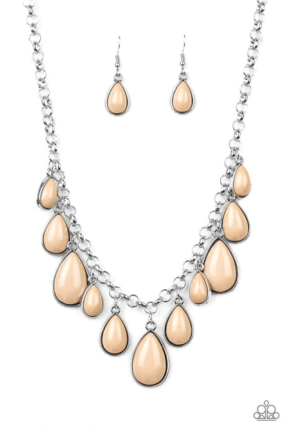 Jaw-Dropping Diva - Brown Paparazzi Necklace