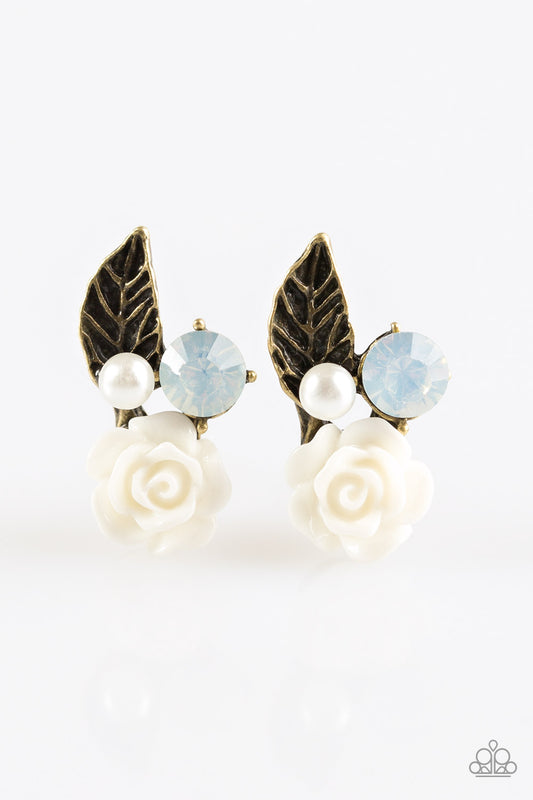 Spring Bouquets - Brass Post Earring