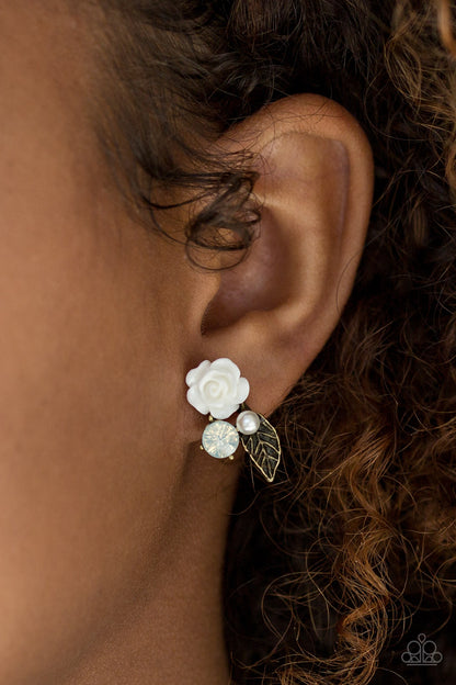 Spring Bouquets - Brass Post Earring