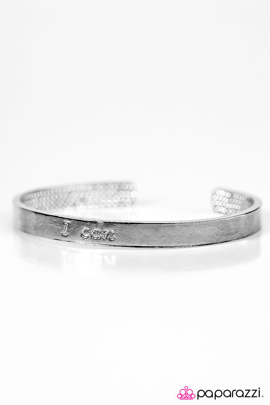 I Can... - Silver Paparazzi Bracelet