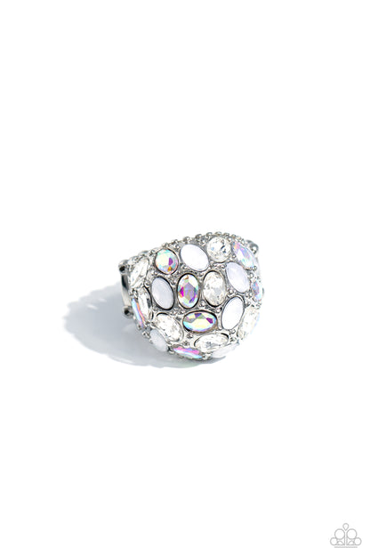 BLING Loud and Proud - White Paparazzi Ring
