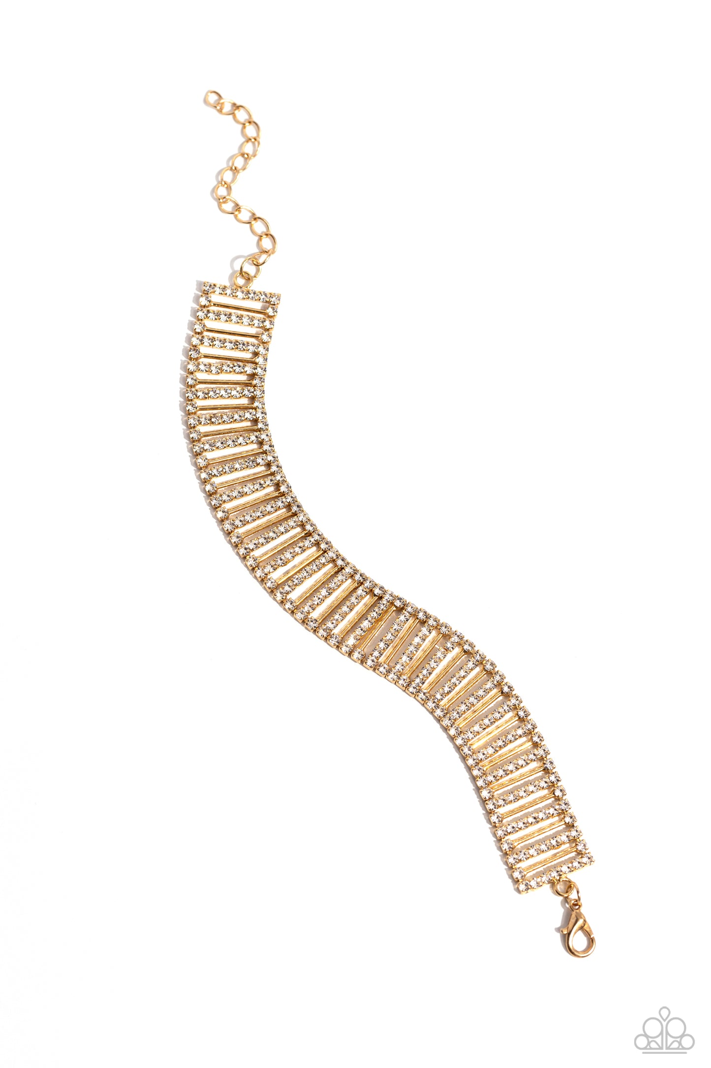 Elusive Elegance - Gold Paparazzi Bracelet