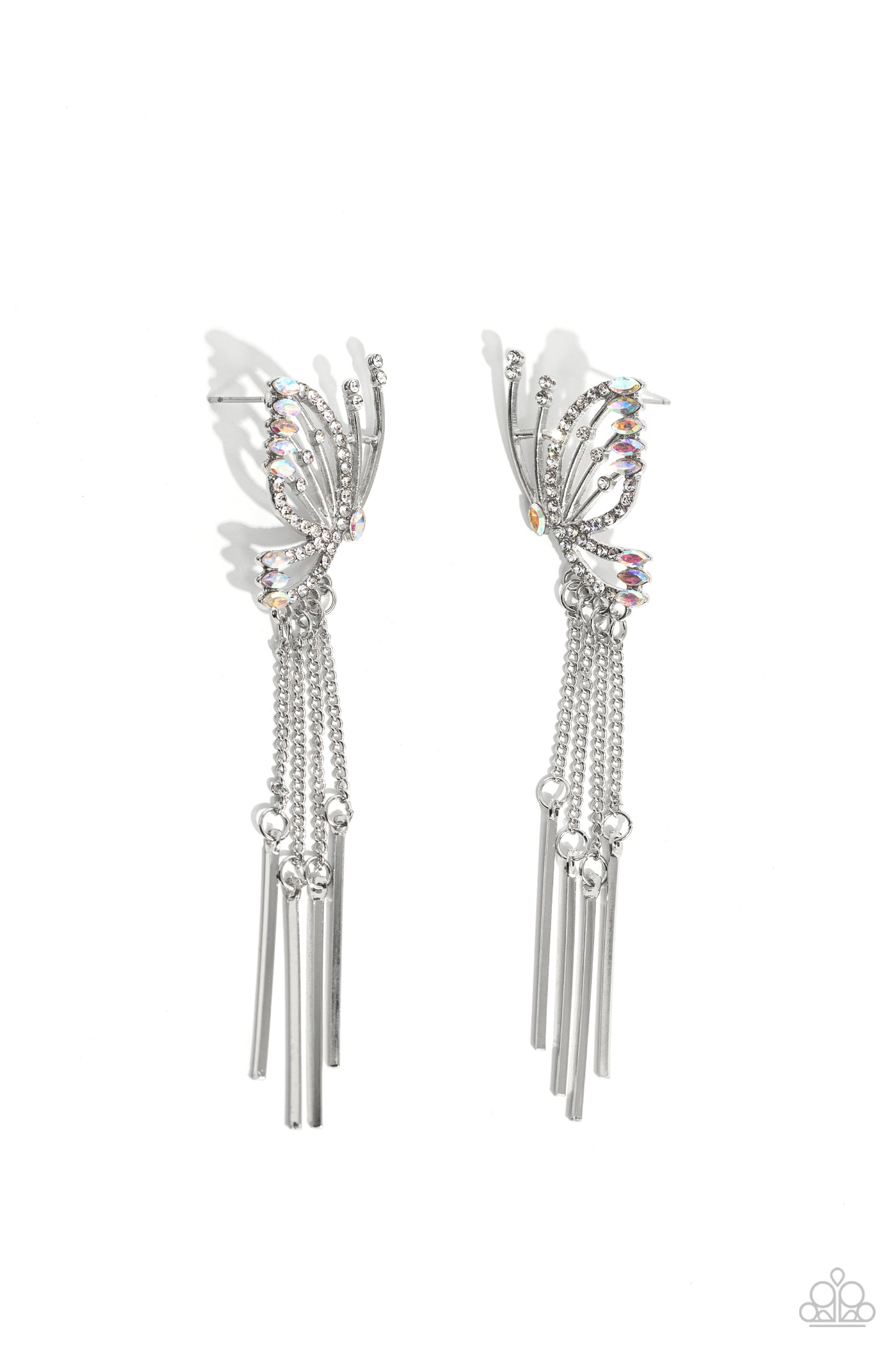 A Few Of My Favorite WINGS - White Paparazzi Earring