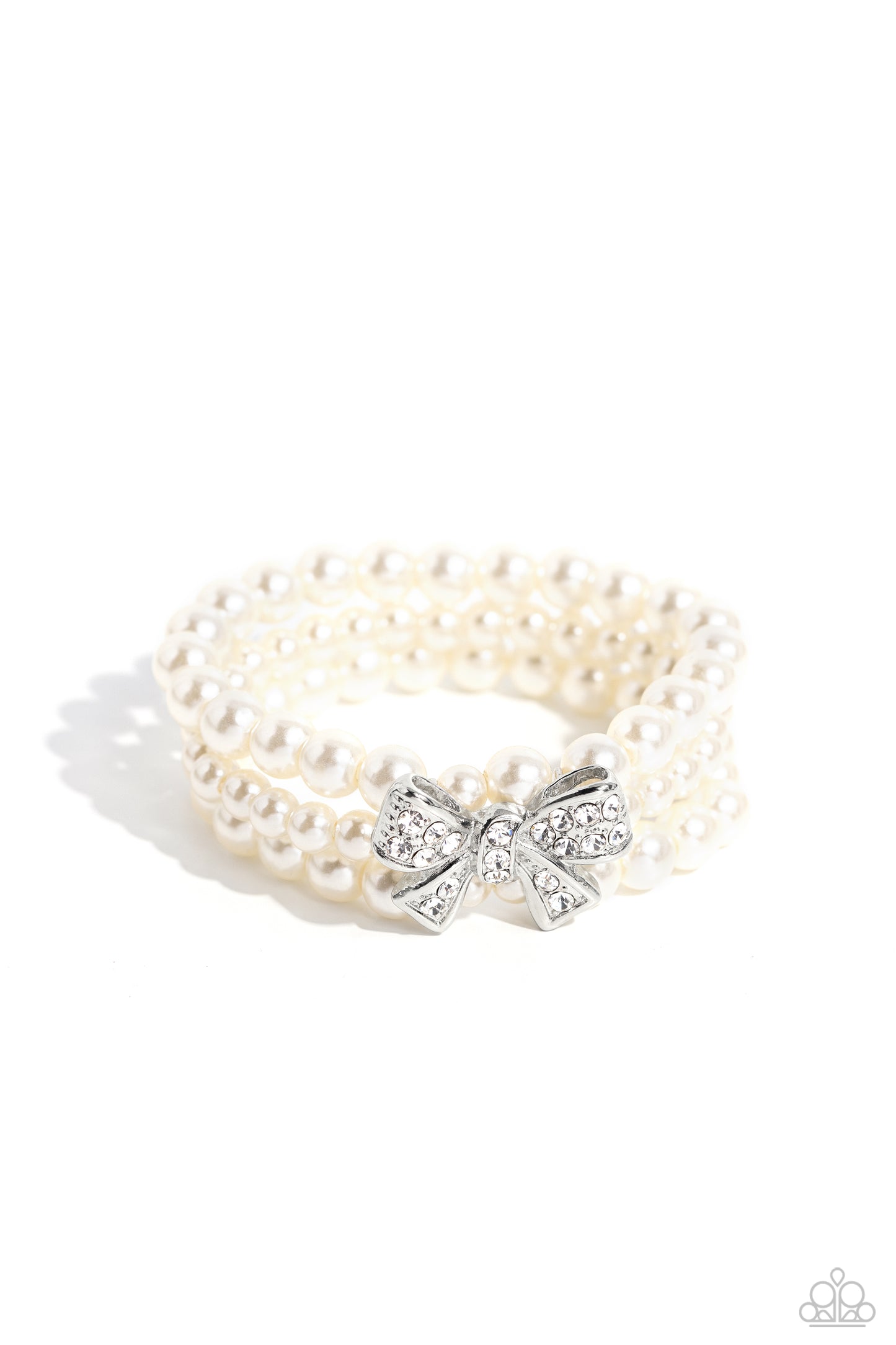 How Do You Do? - White Paparazzi Bracelet