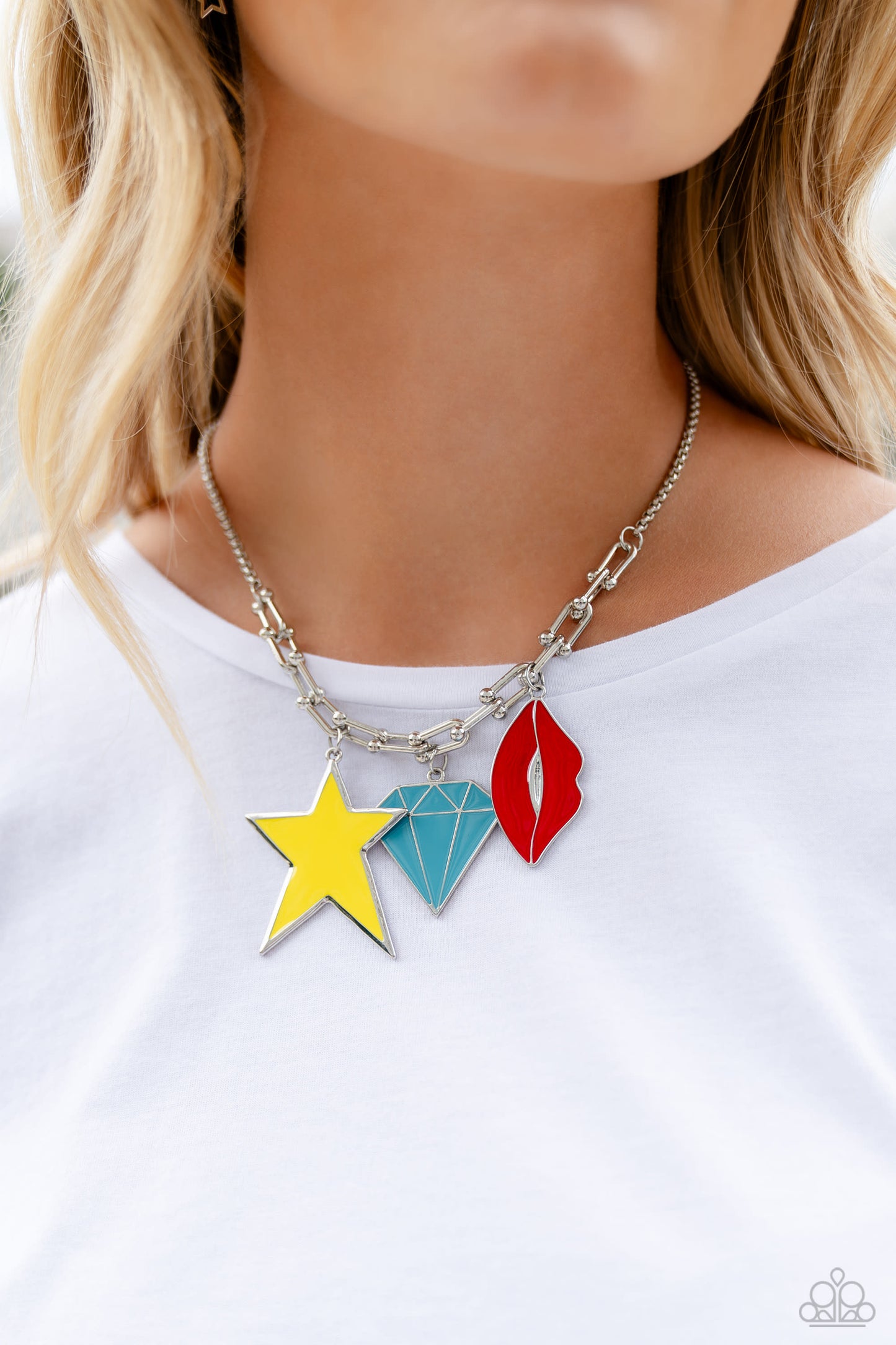 Scouting Shapes - Multi Paparazzi Necklace