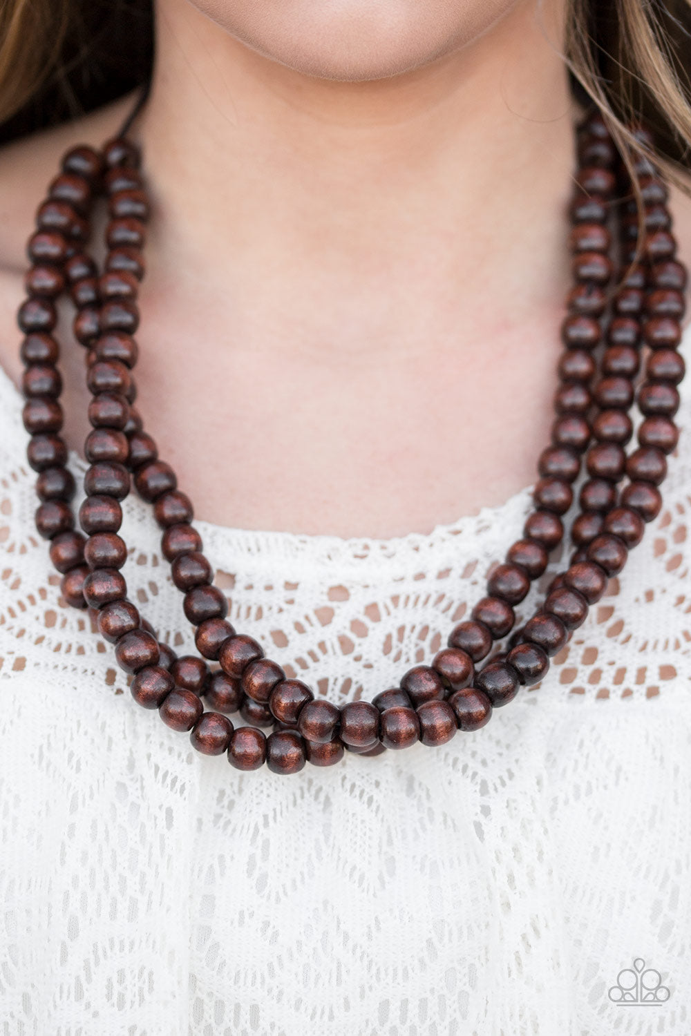 Summer Mai Tai - Brown Paparazzi Necklace