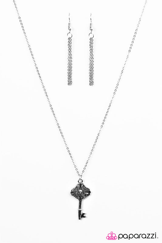 Every Lock Has A Key - Silver Necklace