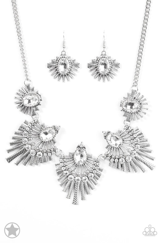 Miss YOU-niverse - Silver Paparazzi Necklace