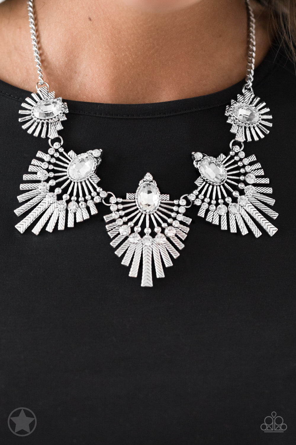 Miss YOU-niverse - Silver Paparazzi Necklace