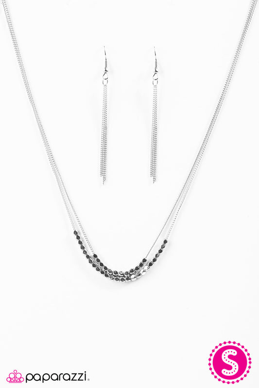 Rock The Block - Silver Necklace