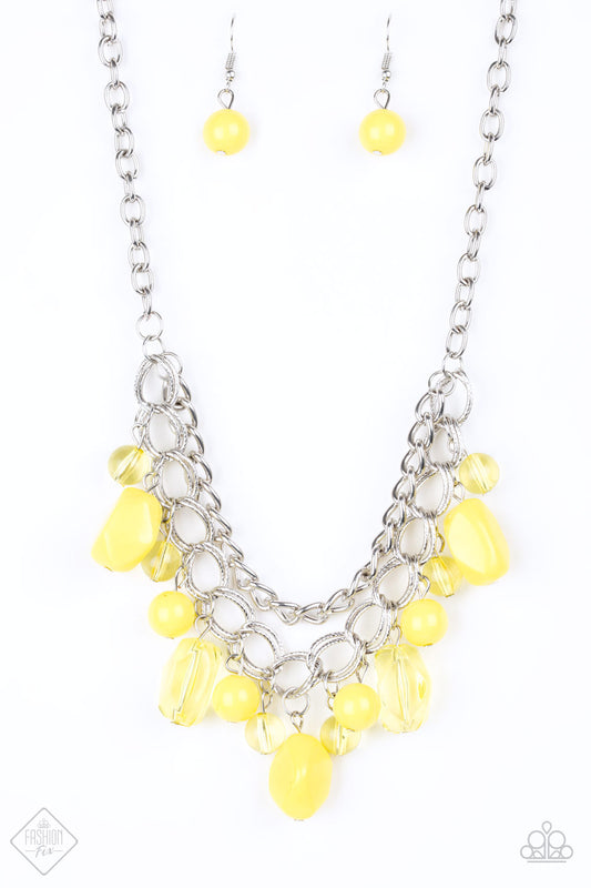 Brazilian Bay - Yellow Necklace