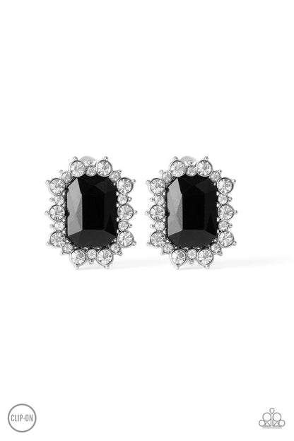 Prime Time Shimmer - Black Paparazzi Earring