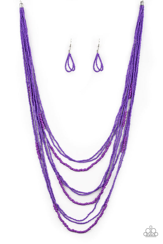 Totally Tonga - Purple Necklace