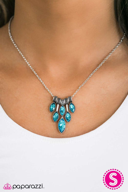 You Should See Me In A Crown - Blue Necklace