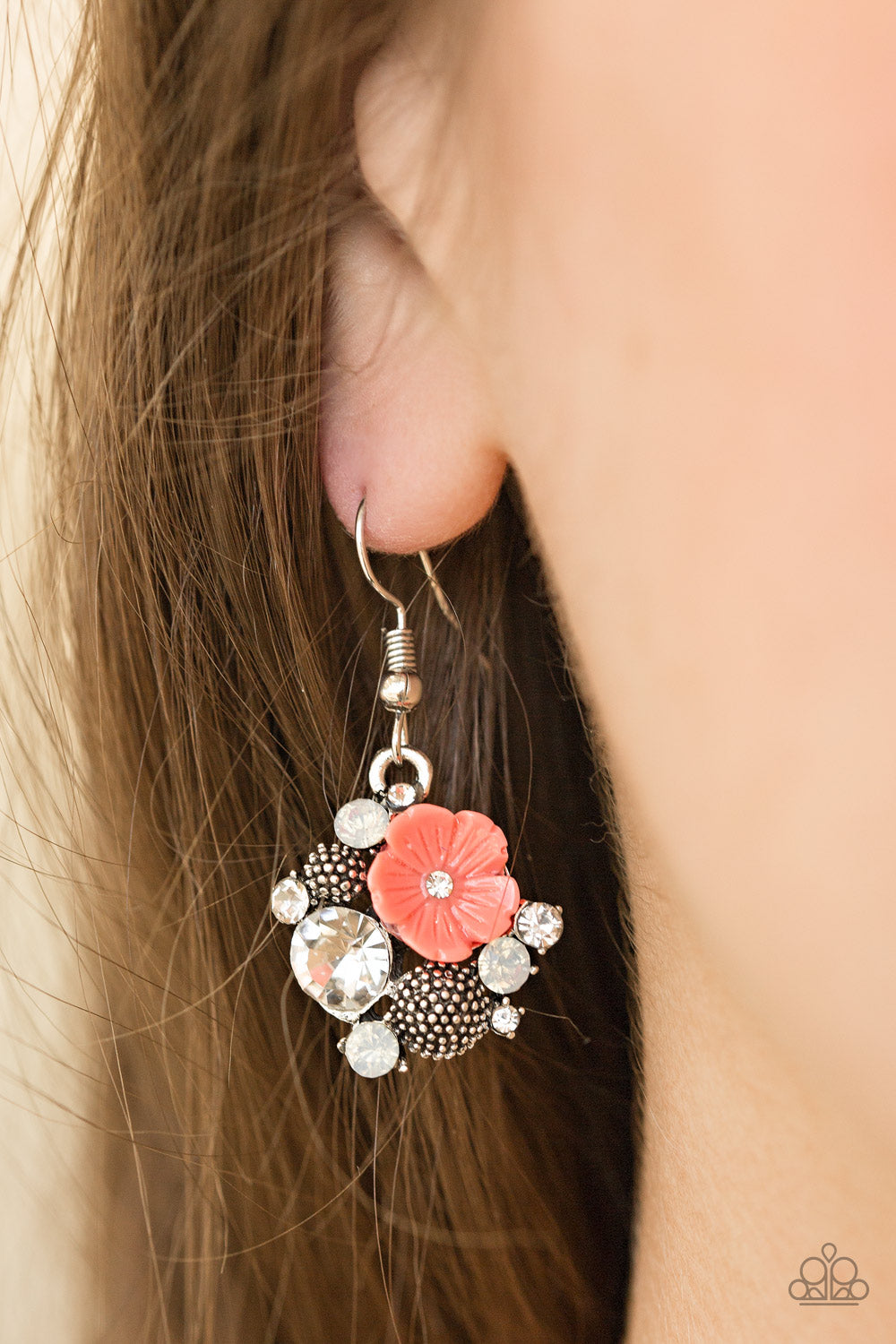 Lily Valleys - Orange Paparazzi Earring