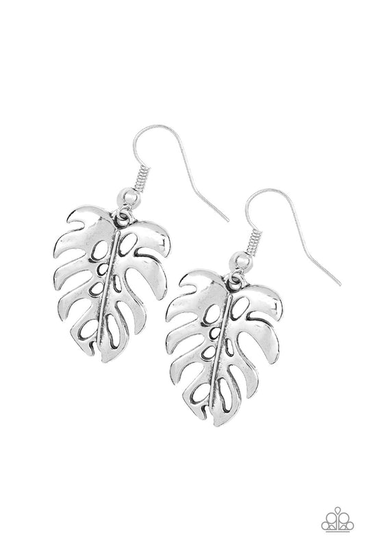 Desert Palms - Silver Earring