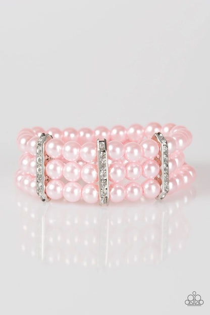 Put On Your GLAM Face - Pink Paparazzi Bracelet