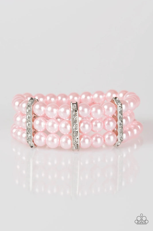 Put On Your GLAM Face - Pink Paparazzi Bracelet