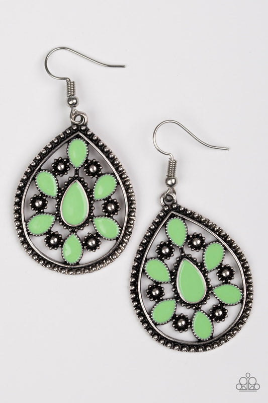 Spring Arrival - Green Earrings