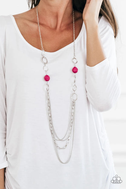 Margarita Masquerades - Pink Necklace