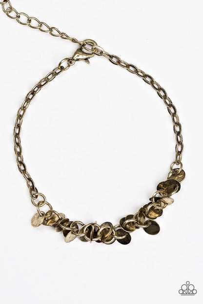 Shimmer Train - Brass Bracelet