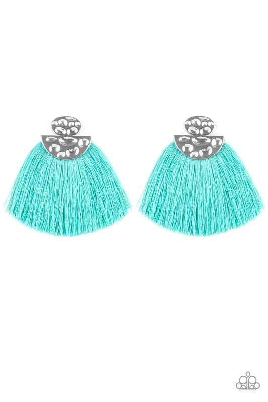 Make Some PLUME - Blue Post Earring