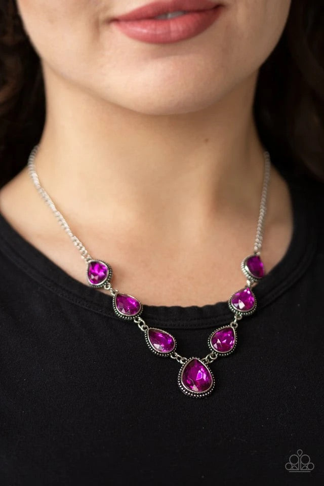 Socialite Social - Pink Necklace