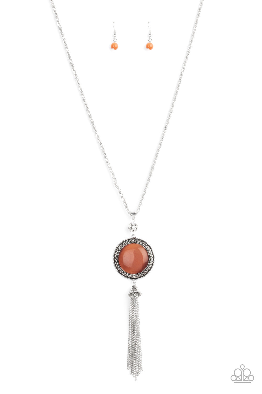 Serene Serendipity - Orange Necklace